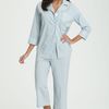 Lauren By Ralph Lauren Sleepwear Capri Pajama Set in Blue (washed chambray) - Lyst