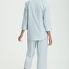 Lauren By Ralph Lauren Sleepwear Capri Pajama Set in Blue (washed chambray) - Lyst