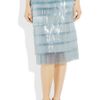 Marc Jacobs Elsa Fringed Tulle Skirt in Blue - Lyst
