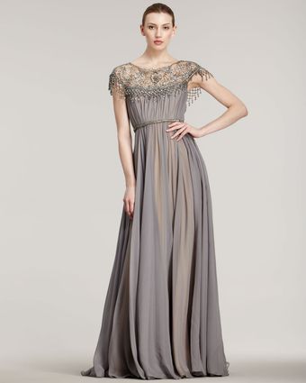  Illusionneck Fullskirt Gown 
