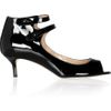 Oscar De La Renta Patentleather Pumps in Black - Lyst