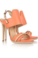 Reed Krakoff Twotone Leather Sandals
