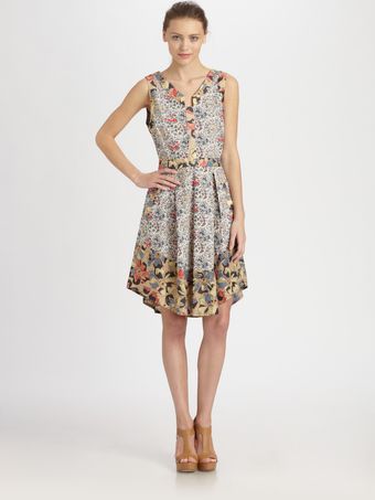  Cutout Curved Hem Dress 