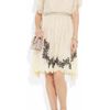 Valentino Appliquéd Lace Dress in Black (cream) - Lyst