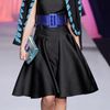 Viktor & Rolf Full Skirt Dress with Belt in Black - Lyst
