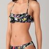 Zimmermann Avery Frill Bandeau Bikini in Black - Lyst