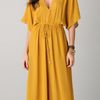 Zimmermann Drawstring Plunge Jumpsuit in Yellow - Lyst
