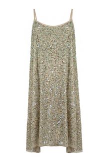 AllSaints Oil Vest Dress - Lyst