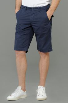 Aspesi Navale Oxford Cotton Shorts - Lyst