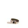 Fendi Square Buckle Small Shiny Reversible Zucchino in Beige (whipped cream) - Lyst