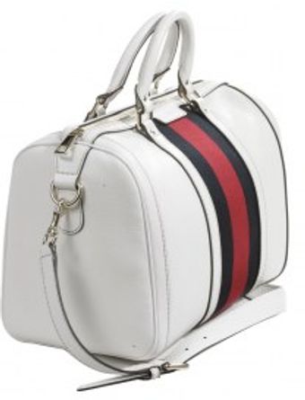 Gucci Vintage Web Large Bowling Bag - Lyst