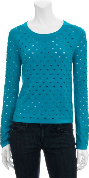  Eyelet Sweater 