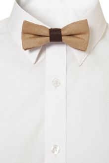 Topman Stone Contrast Bow Tie - Lyst