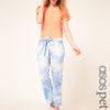 Asos Collection Asos Petite Exclusive Tie Dye Soft Chino in Blue - Lyst
