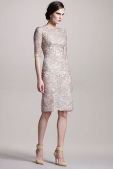 Erdem Cecile Lace Dress Blackcream - Lyst