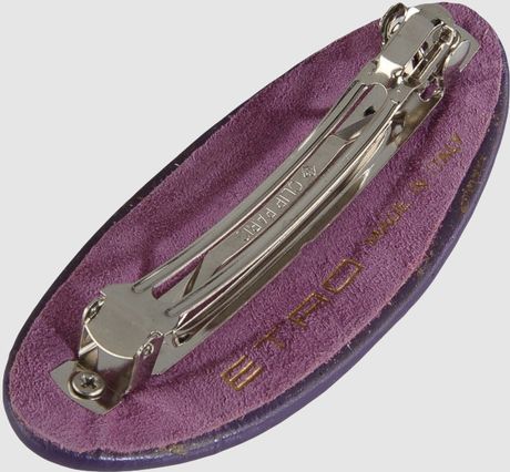 Etro Hair Clip in Purple | Lyst