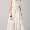 Free People Embellished Sundress in White (ivory) - Lyst