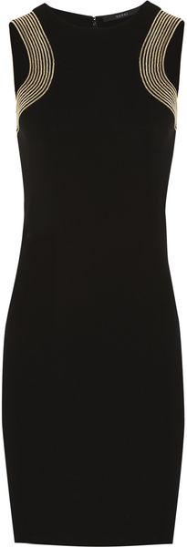 Gucci Chaintrimmed Stretch Crepejersey Dress - Lyst