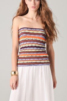 M Missoni Pucker Stripe Tube Top Skirt - Lyst