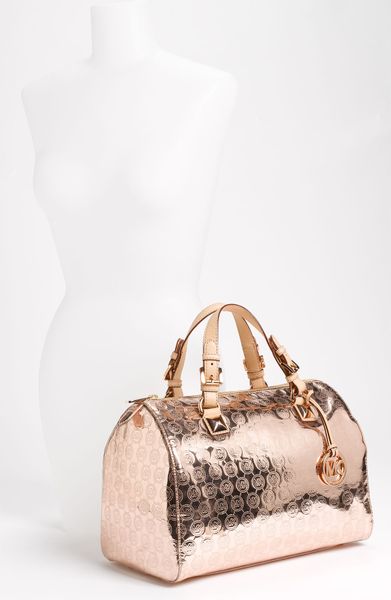 rose gold satchel