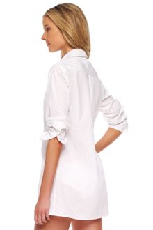 Michael Kors Buttonfront Coverup - Lyst
