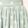 Mink Pink Peppermint Patty Polka Dot Skirt in Green (mintspot) - Lyst