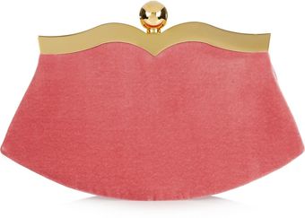Miu Miu Velvet Clutch - Lyst