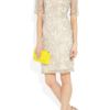 Nancy Gonzalez Crocodile Clutch in Yellow - Lyst