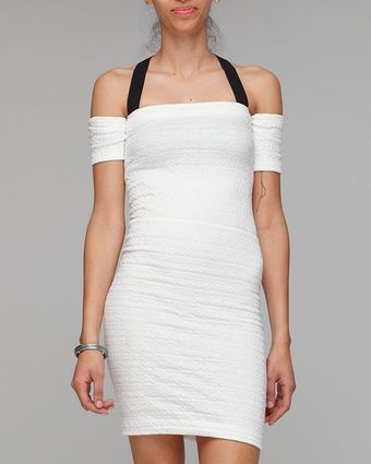  Cross Neck Smocked Dress 