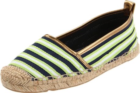 Tommy Hilfiger Hope Espadrille Flats in Green (blue/green) - Lyst
