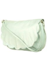 Topshop Leather Scallop Cross Body Bag