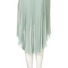 Topshop Pleated Dip Back Skirt in Green (mint) - Lyst