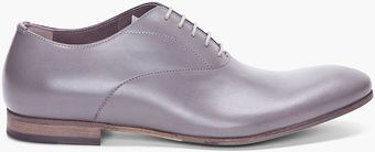 Yves Saint Laurent Slate Forever Slim Lace Up Shoes - Lyst