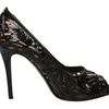 Alexander Mcqueen Laser Cut Patent Leather Pump in Black (b) - Lyst