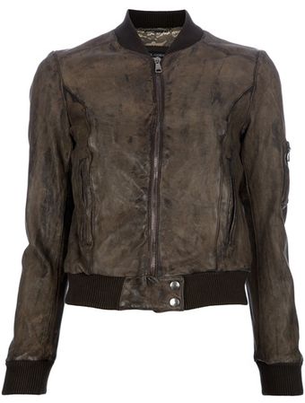 Lambskin Bomber Jacket 