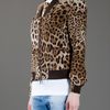 Dolce & Gabbana Leopard Print Bomber Jacket in Animal (leopard) - Lyst