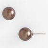 Givenchy Kalahari 10mm Pearl Stud Earrings in Brown (brown pearl/ brown gold) - Lyst