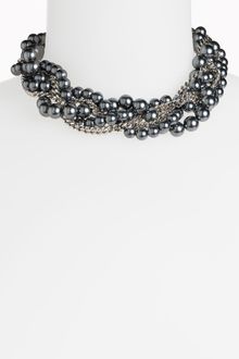 Givenchy Indus Glass Pearl Torsade Necklace - Lyst