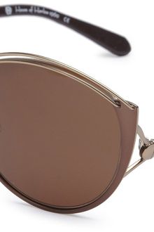 House Of Harlow Womens Steph Round Sunglasses - Lyst