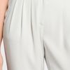 St. John Collection Slouchy Crepe Pants in Gray (celedon) - Lyst