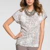 St. John Collection Confetti Print Tee in Gray (fresco celedon multi) - Lyst