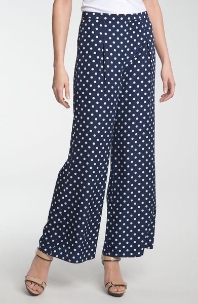 polka dot palazzo