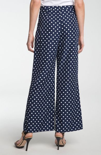 polka dot palazzo pants
