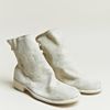 Guidi Womens Reverse Stag Leather Ankle Boots in White - Lyst