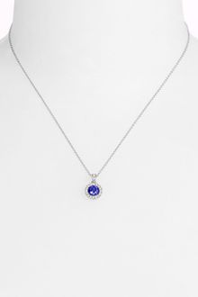 Nadri Framed Round Cubic Zirconia Boxed Necklace - Lyst