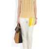 3.1 Phillip Lim Ribbon Embellished Silk Chiffon Top in Beige (cream) - Lyst