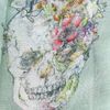 Alexander Mcqueen Floral Skull Scarf in Floral - Lyst