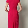 Alexander Mcqueen Silk Dress in Red - Lyst