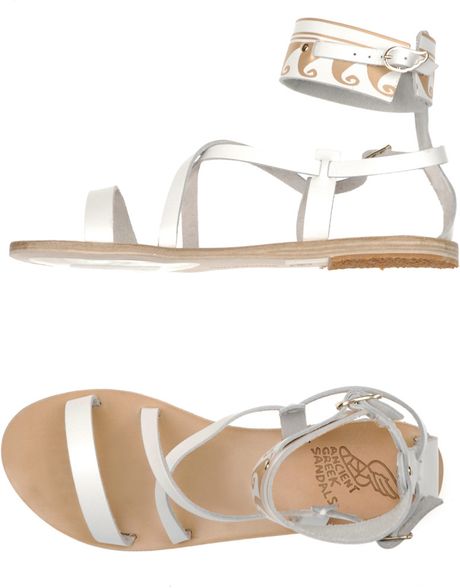 Ancient Greek Sandals Nausicaa Gladiator Sandals in White | Lyst