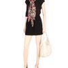 Balenciaga Crepe Pleat Front Skirt in Black - Lyst